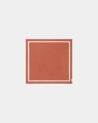 Strandhanddoek XXL 170x170 La handdoek om te personaliseren - Roestbruin / Crème