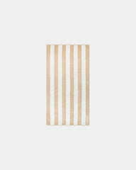 Strandhanddoek katoen La handdoek om te personaliseren - Zandkleurig / Crème
