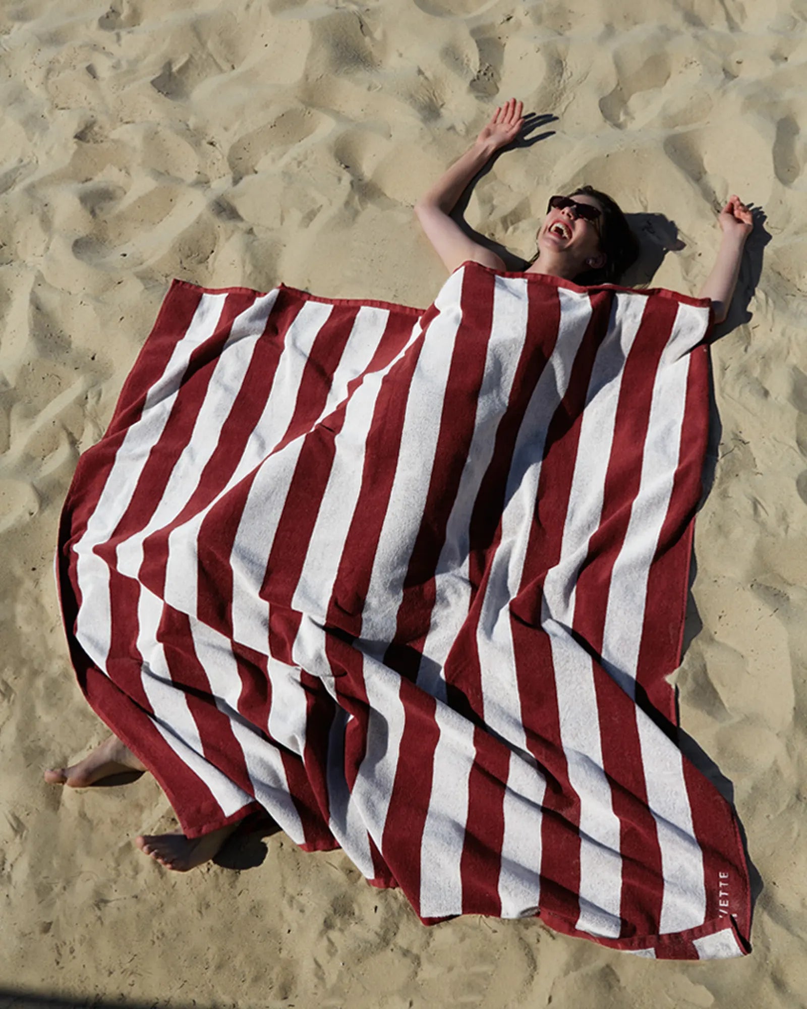 Strandhanddoek 170x170 La handdoek om te personaliseren - 26