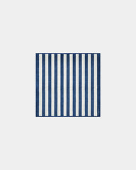 Strandhanddoek 170x170 La handdoek om te personaliseren - Oceaanblauw / Crème