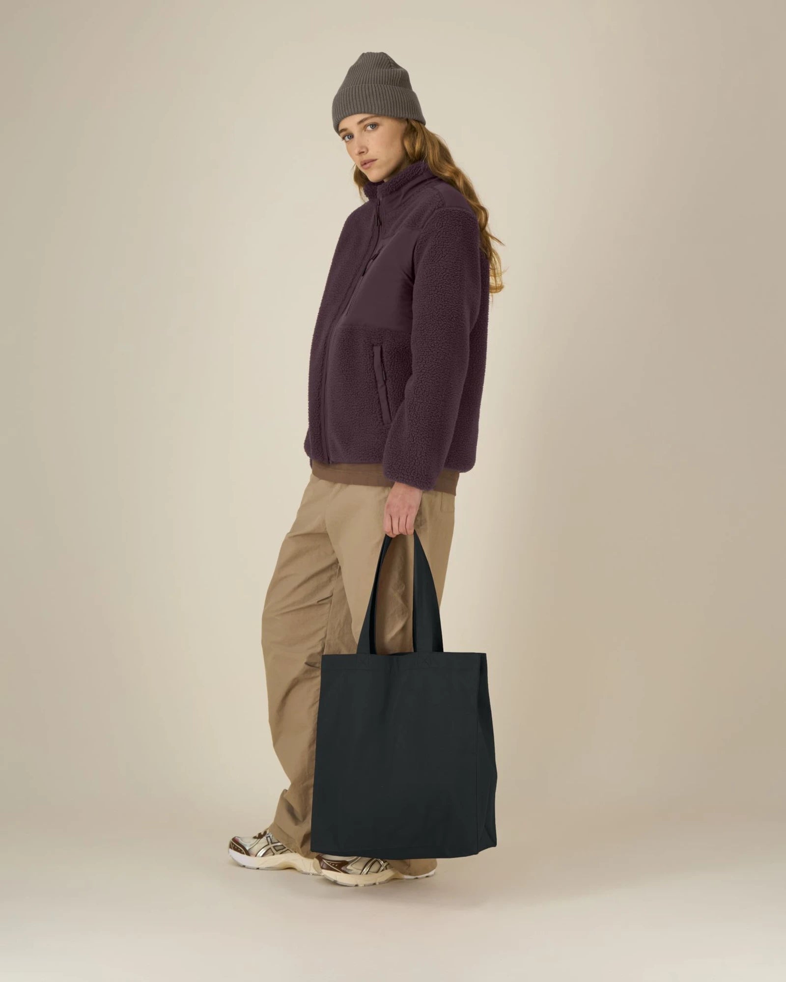 Shopper van gerecycled katoen om te personaliseren - Zwart
