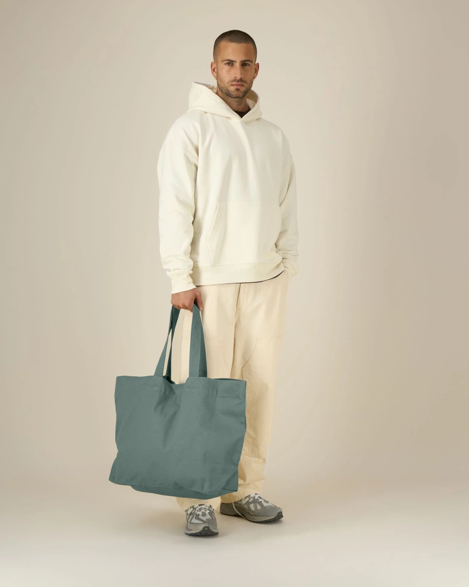 Shopper van gerecycled katoen om te personaliseren - Green Bay