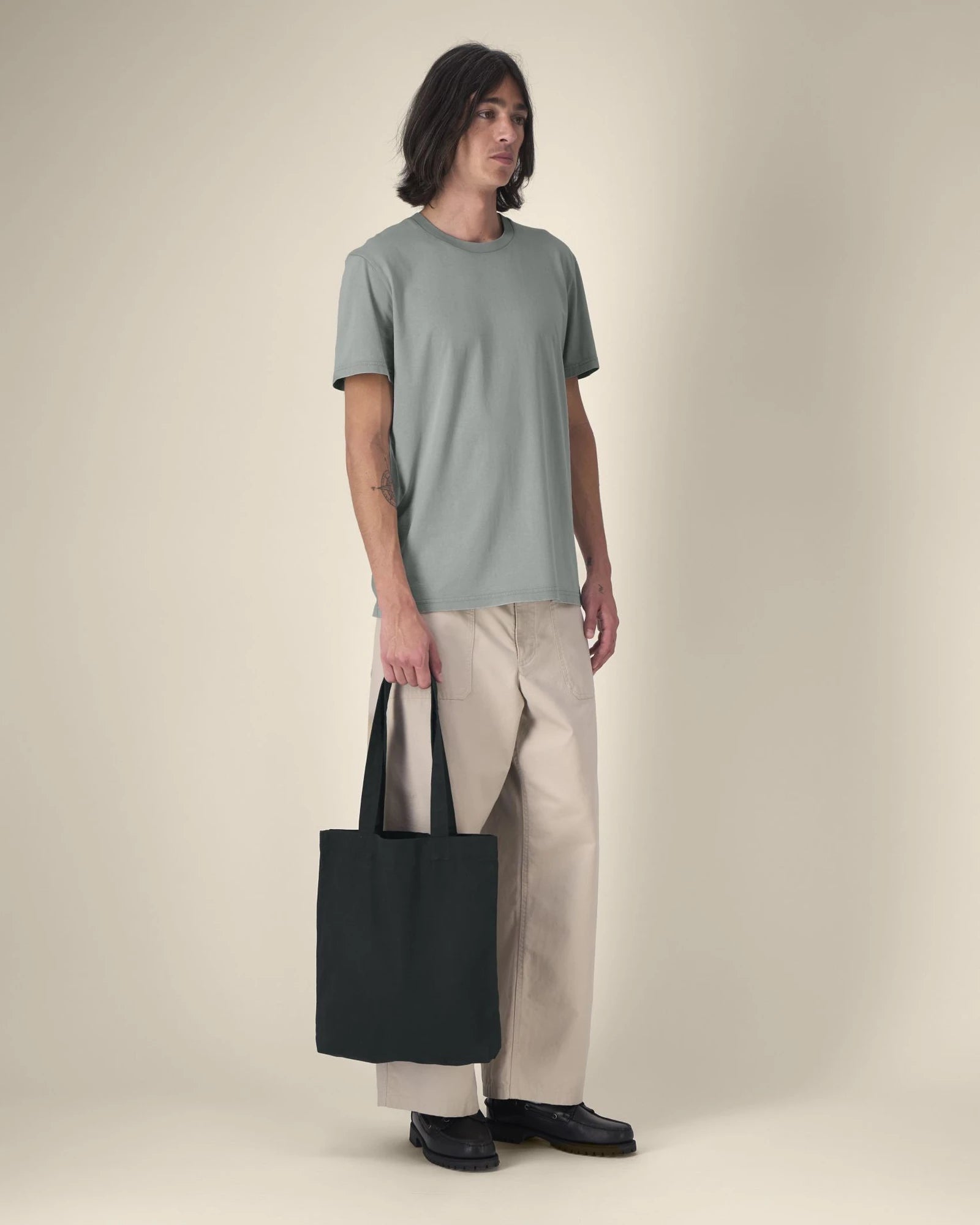 Gerecyclede shopper Stanley/Stella om te personaliseren - Zwart