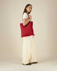Shopper biologisch katoen om te personaliseren - Rood