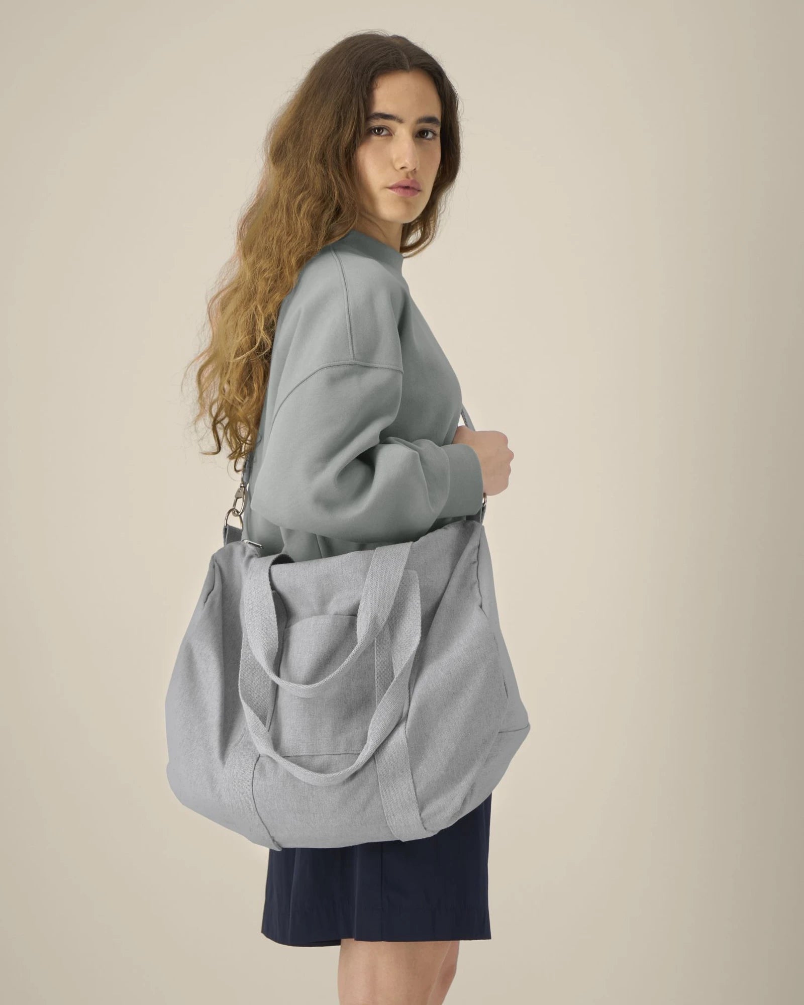 Duffle bag gerecycled katoen om te personaliseren - 2
