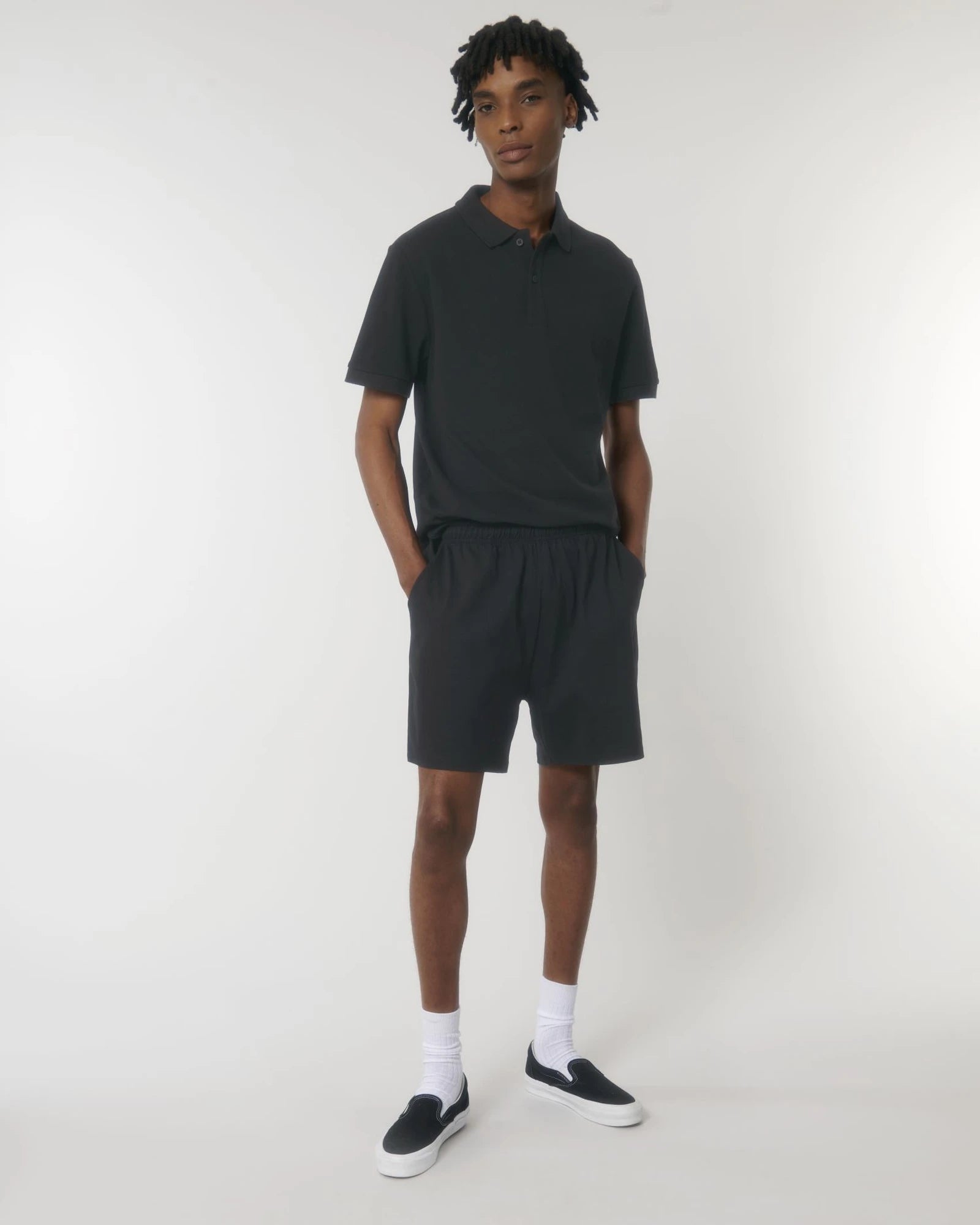 Short unisex biologisch katoen om te personaliseren - Zwart