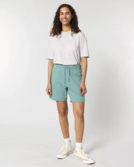 Jogging short Stanley/Stella Trainer om te personaliseren - Teal Monstera