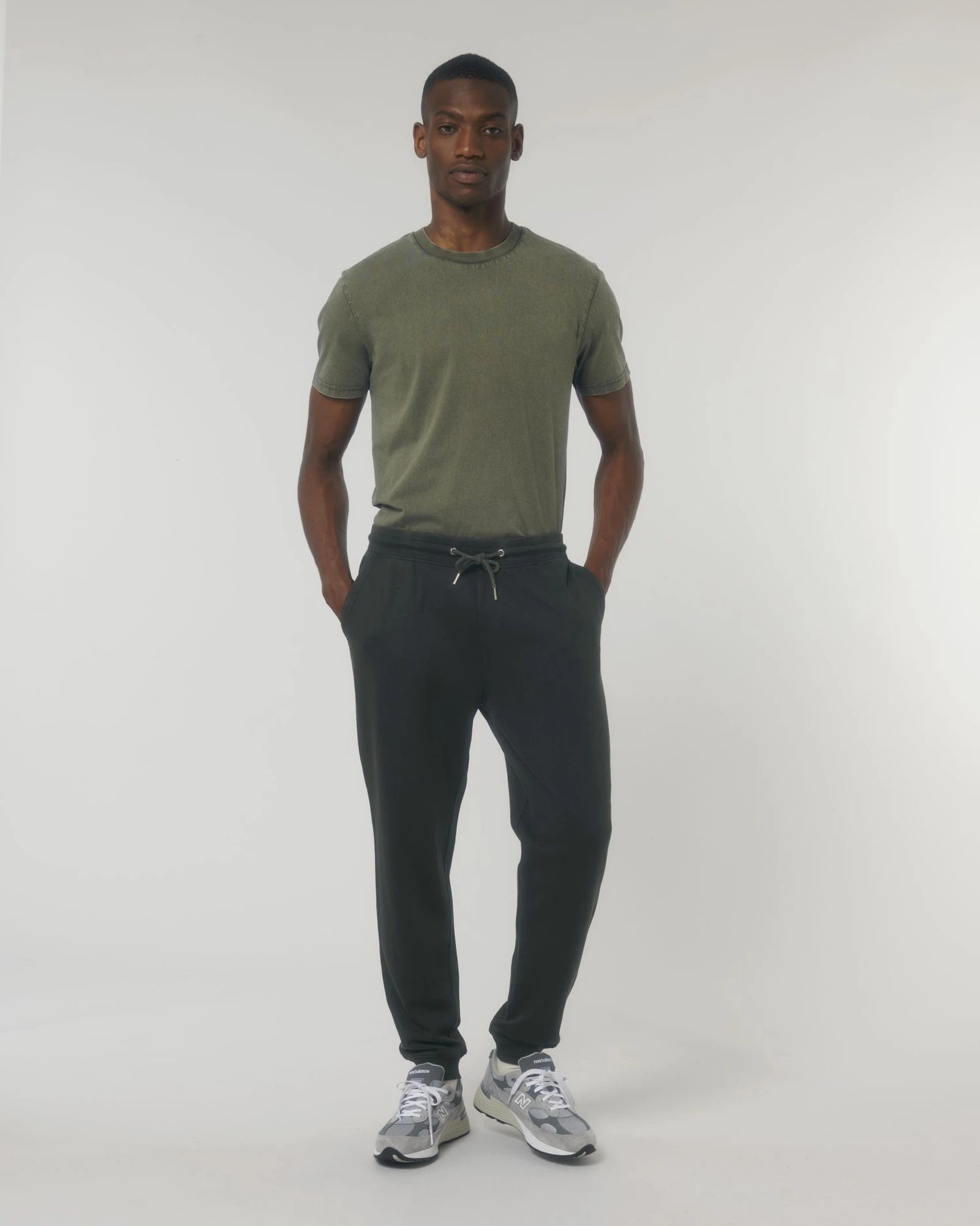 Joggingbroek bio-katoen Stanley/Stella om te personaliseren - G. Dyed Black Rock