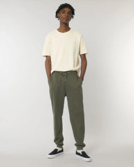 Joggingbroek bio-katoen Stanley/Stella om te personaliseren - Garment Dyed kaki