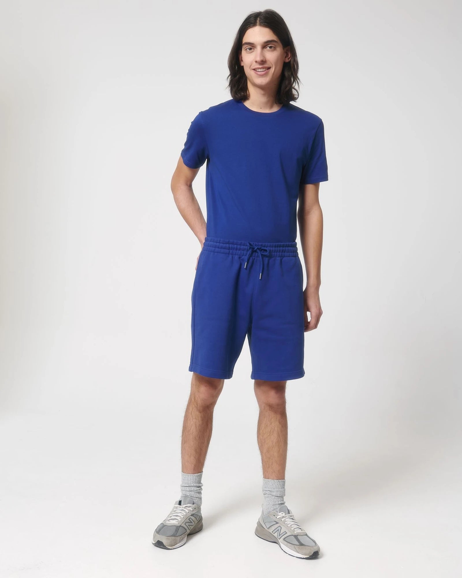 Short unisex biologisch katoen om te personaliseren - Workerblauw