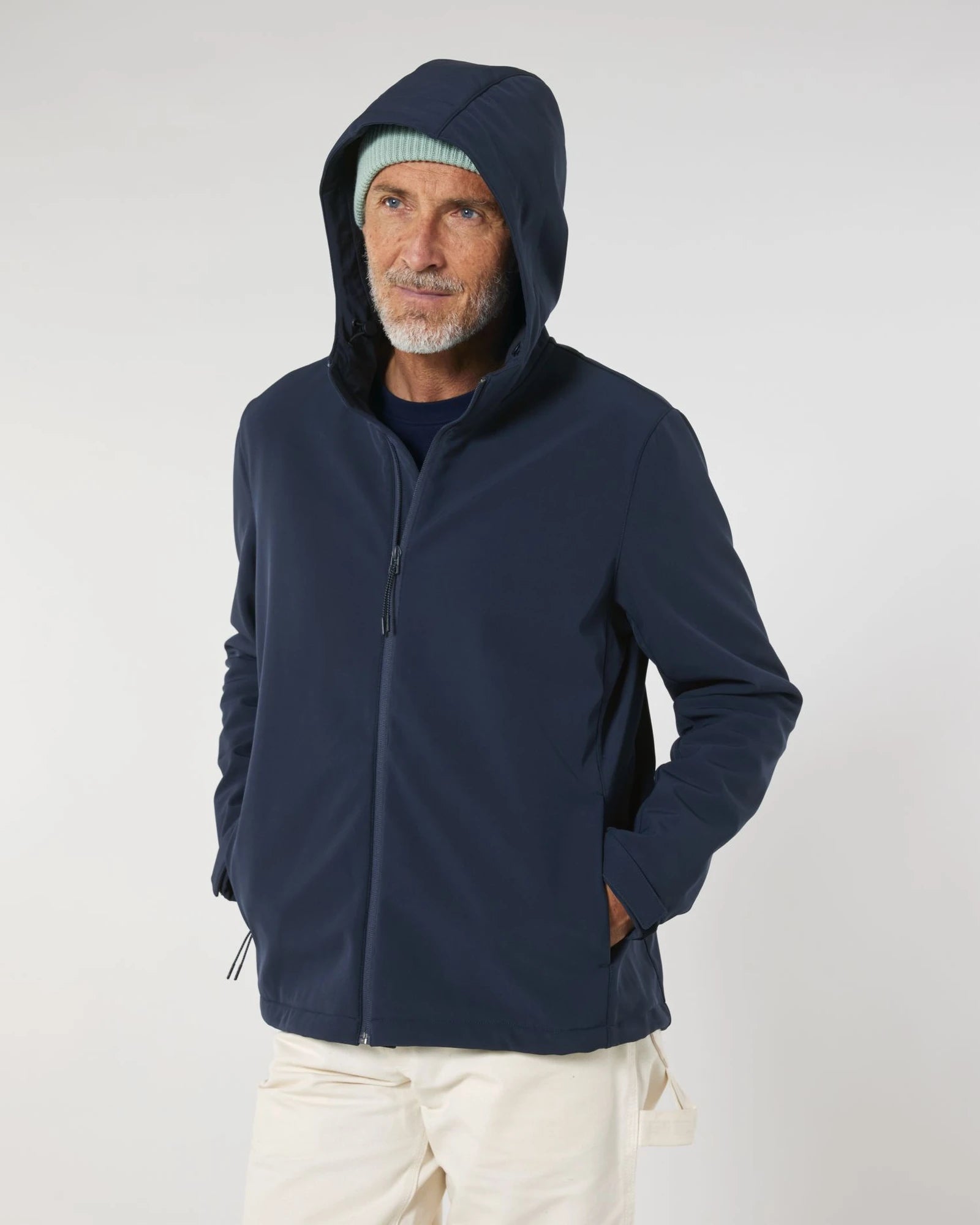 Softshell jas gerecycled Stanley/Stella om te personaliseren - Marineblauw
