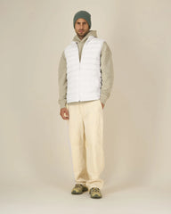 Bodywarmer gerecycled nylon om te personaliseren - Gebroken wit