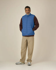 Bodywarmer gerecycled nylon om te personaliseren - Mindful Blue