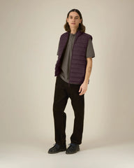 Bodywarmer gerecycled nylon om te personaliseren - Roodbruin