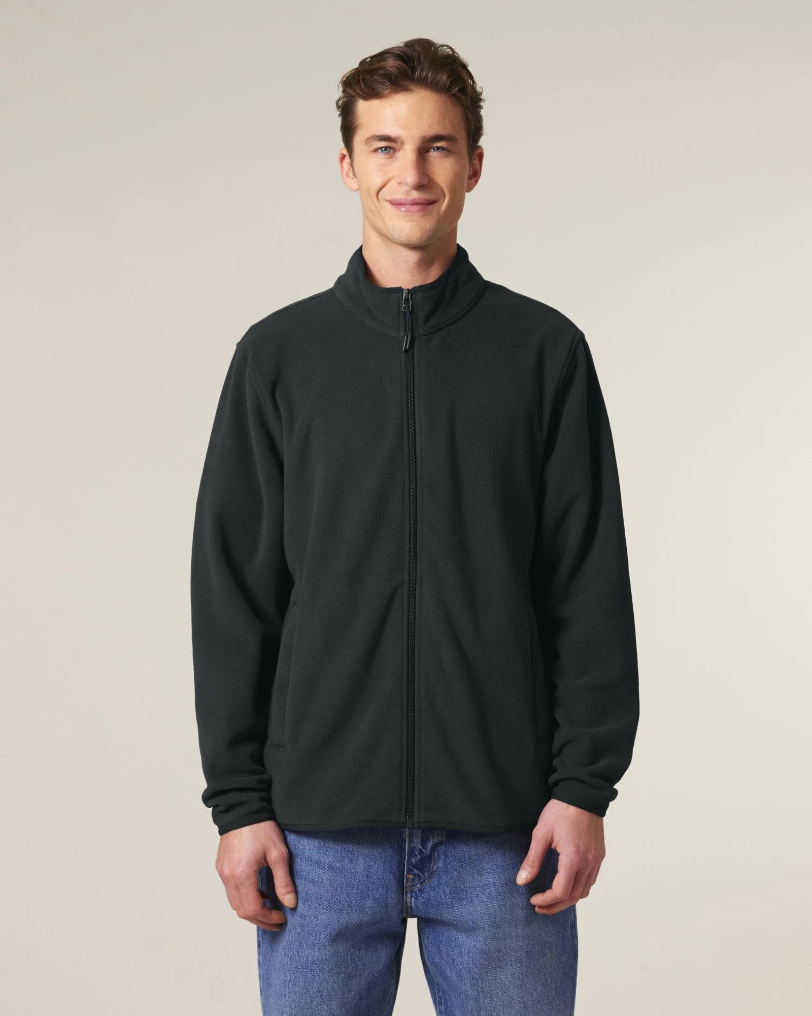 Fleecejack gerecycled polyester om te personaliseren - 1