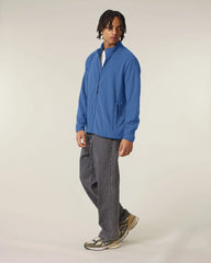 Fleecejack gerecycled polyester om te personaliseren - Mindful Blue