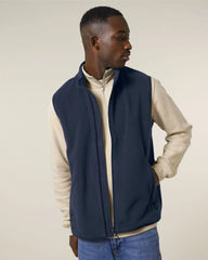 Bodywarmer gerecycled polyester om te personaliseren - Marineblauw