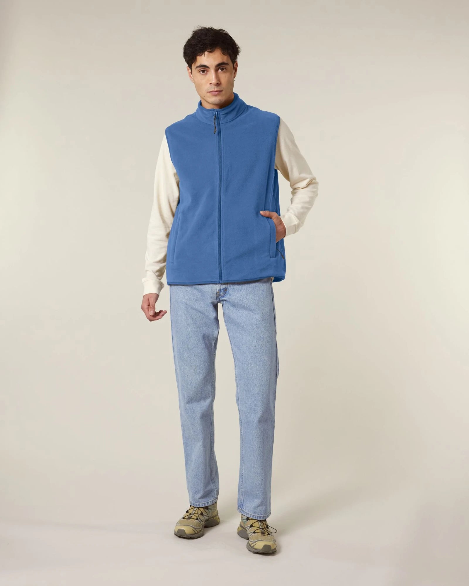 Bodywarmer gerecycled polyester om te personaliseren - Mindful Blue