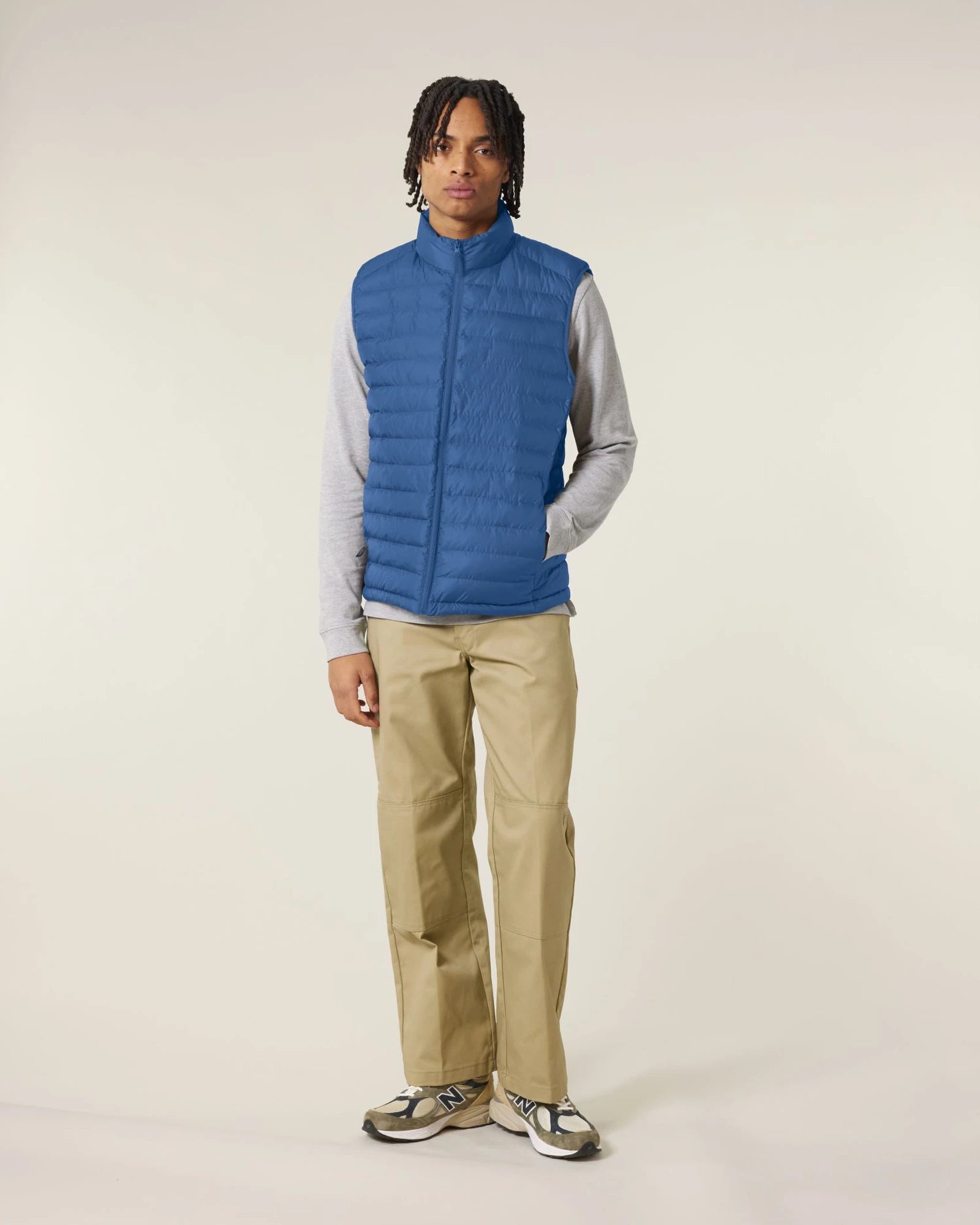 Bodywarmer gerecycled polyester om te personaliseren - Mindful Blue