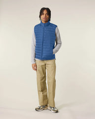 Bodywarmer gerecycled polyester om te personaliseren - Mindful Blue