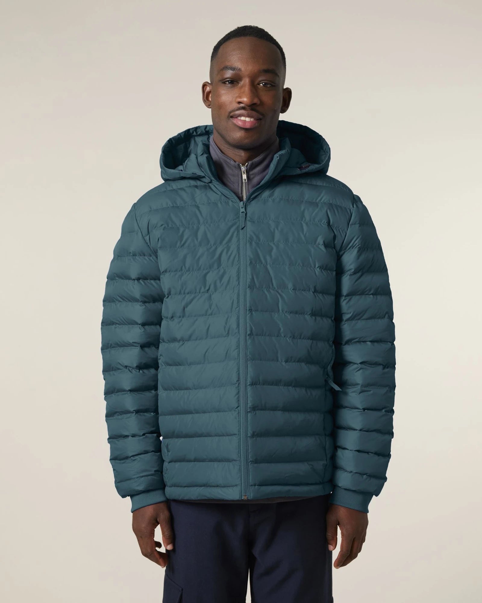 Gewatteerde jas gerecycled polyester om te personaliseren - 7