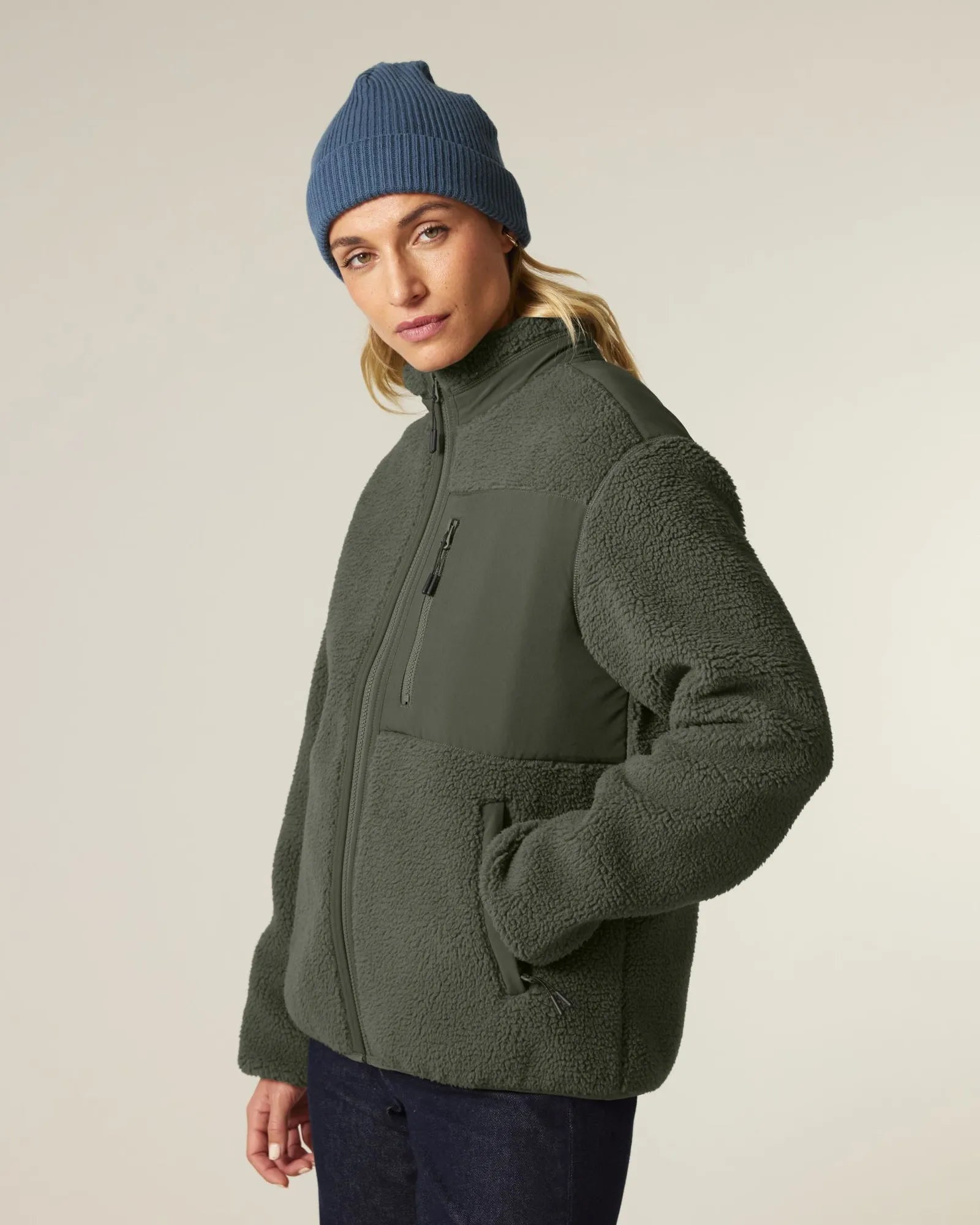 Sherpajack Stanley/Stella Brooker om te personaliseren - Kaki