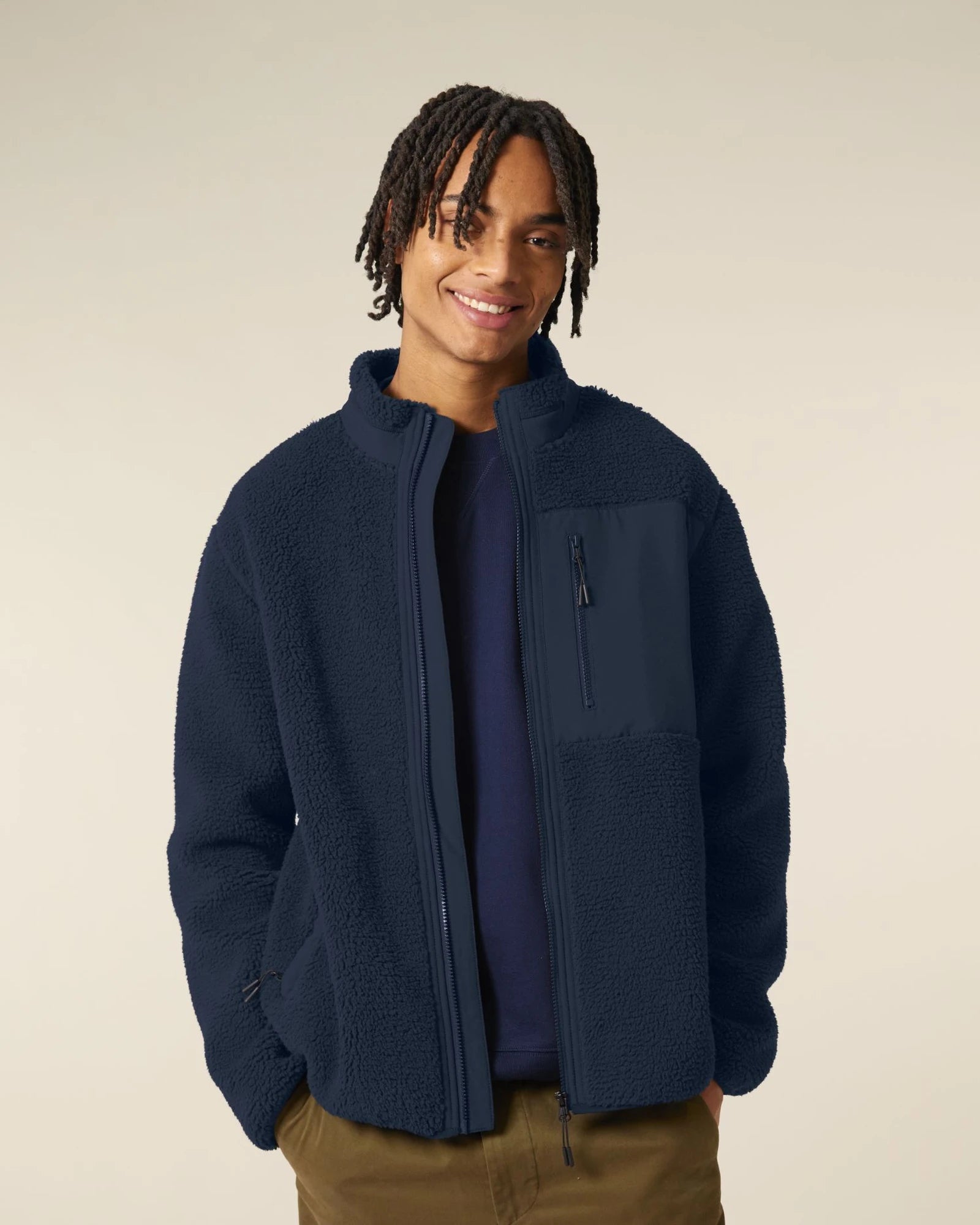 Sherpajack Stanley/Stella Brooker om te personaliseren - Marineblauw