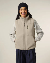Bodywarmer sherpa Stanley/Stella Liner om te personaliseren - Woestijnzand