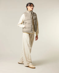 Bodywarmer gerecycled polyester om te personaliseren - Woestijnzand