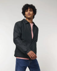 Jas gerecycled polyester Stanley/Stella om te personaliseren - Zwart