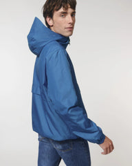 Anorak gerecycled polyester om te personaliseren - Koningsblauw