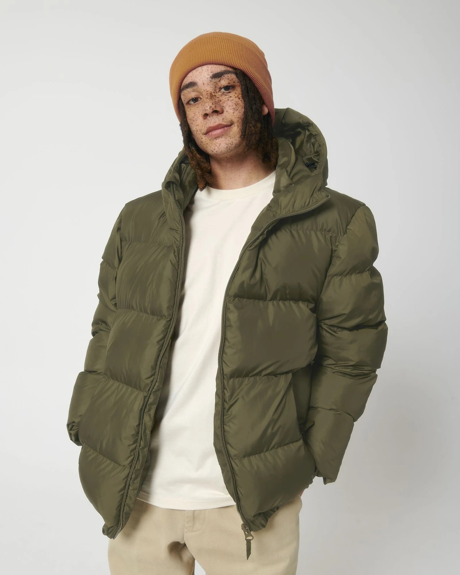 Puffer jas gerecycled polyester om te personaliseren - 7