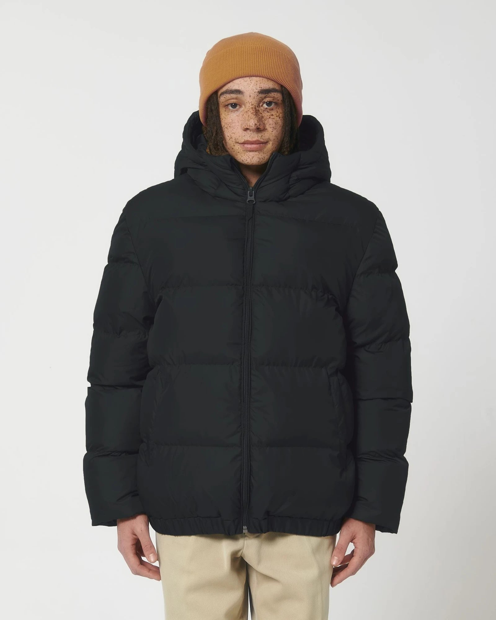 Puffer jas gerecycled polyester om te personaliseren - 1