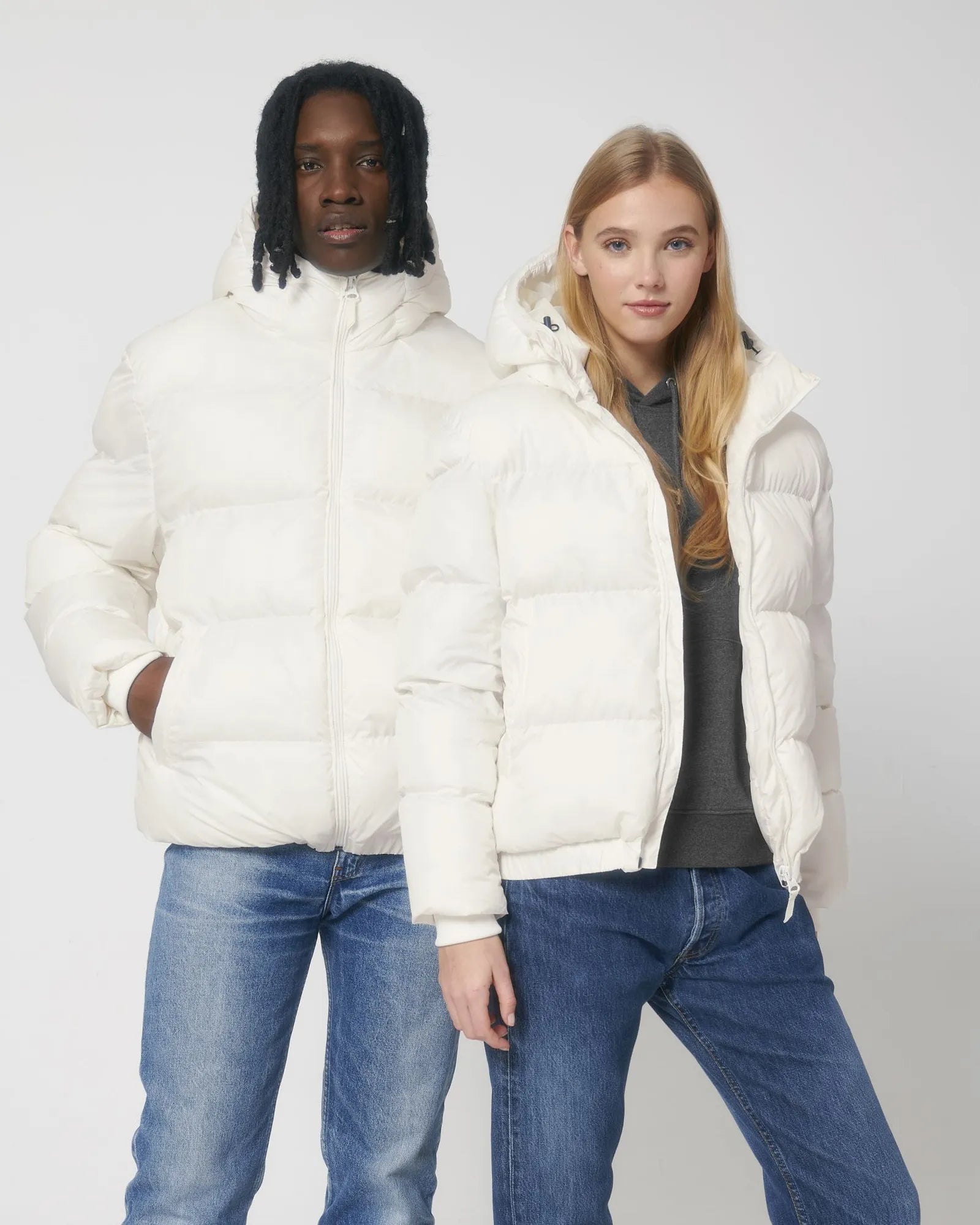 Puffer jas gerecycled polyester om te personaliseren - 11