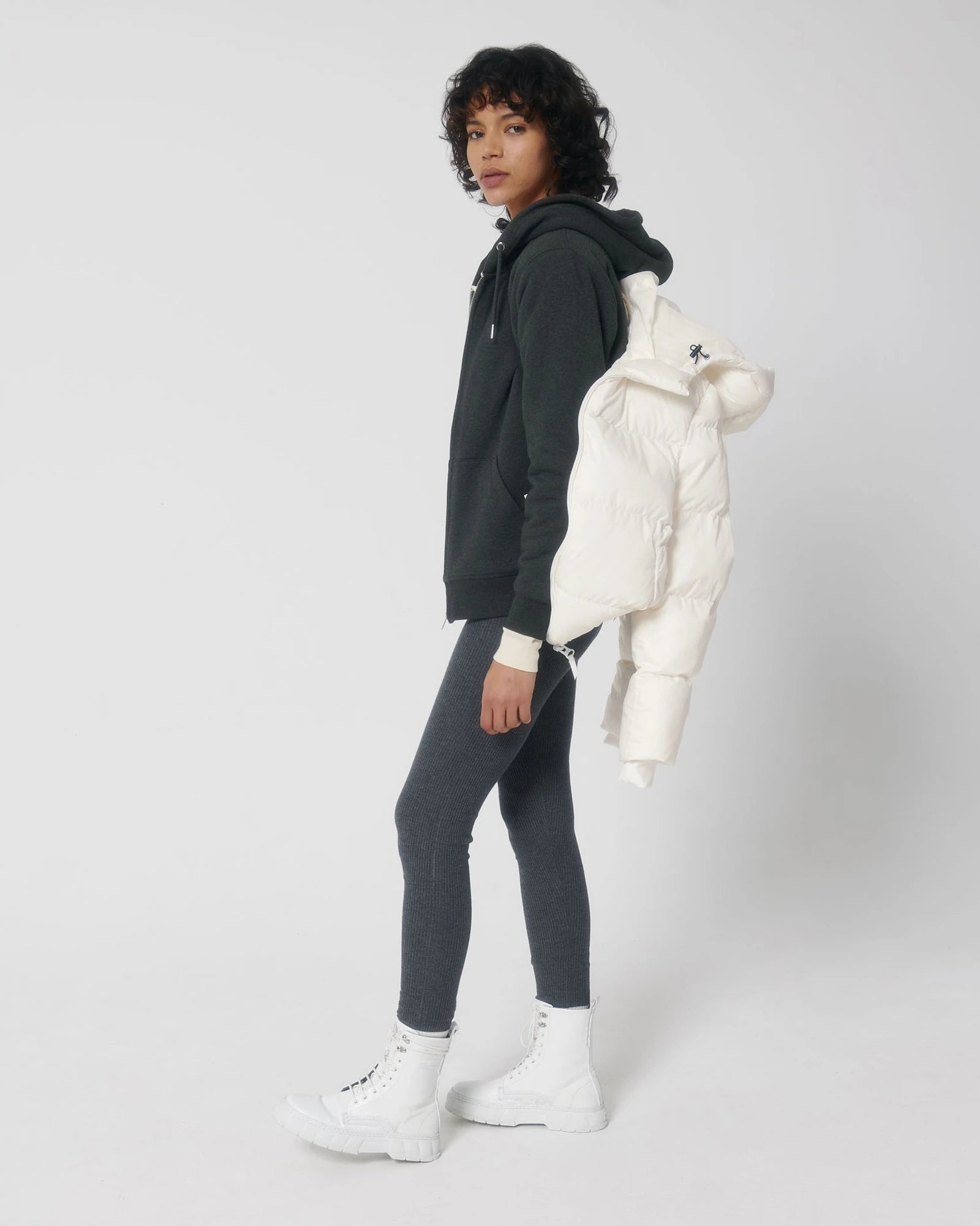 Puffer jas gerecycled polyester om te personaliseren - 13