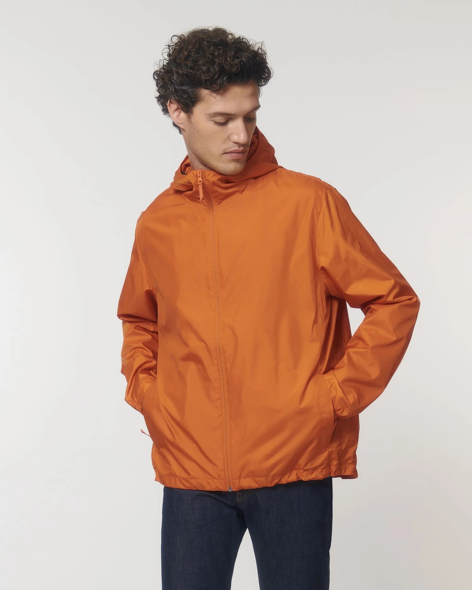 Jas gerecycled polyester Stanley/Stella om te personaliseren - vlamoranje