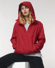 Jas gerecycled polyester Stanley/Stella om te personaliseren - Rood