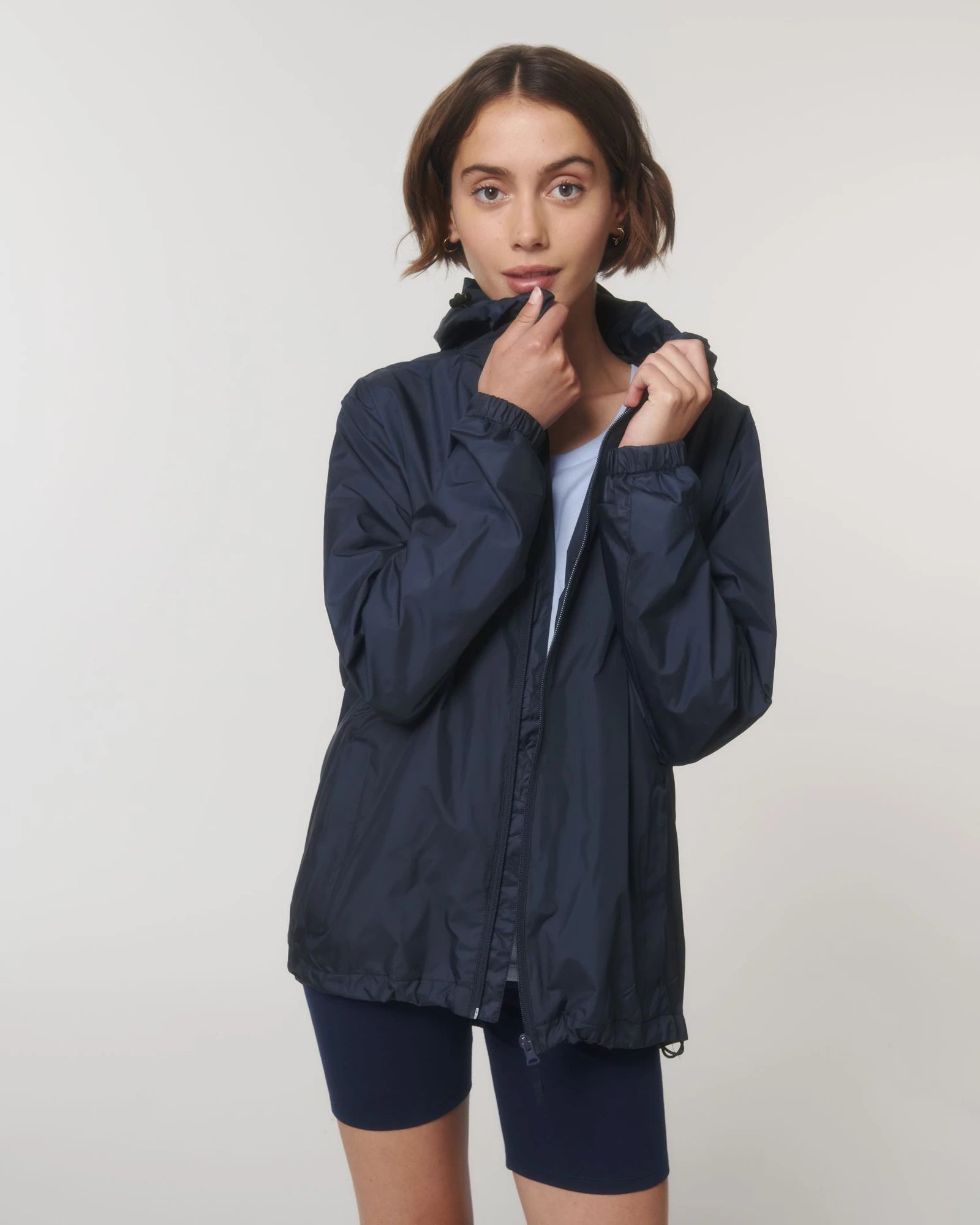 Jas gerecycled polyester Stanley/Stella om te personaliseren - Marineblauw