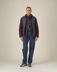 Bodywarmer gerecycled nylon om te personaliseren - Antraciet
