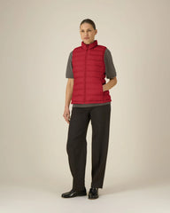 Bodywarmer gerecycled nylon om te personaliseren - Rood