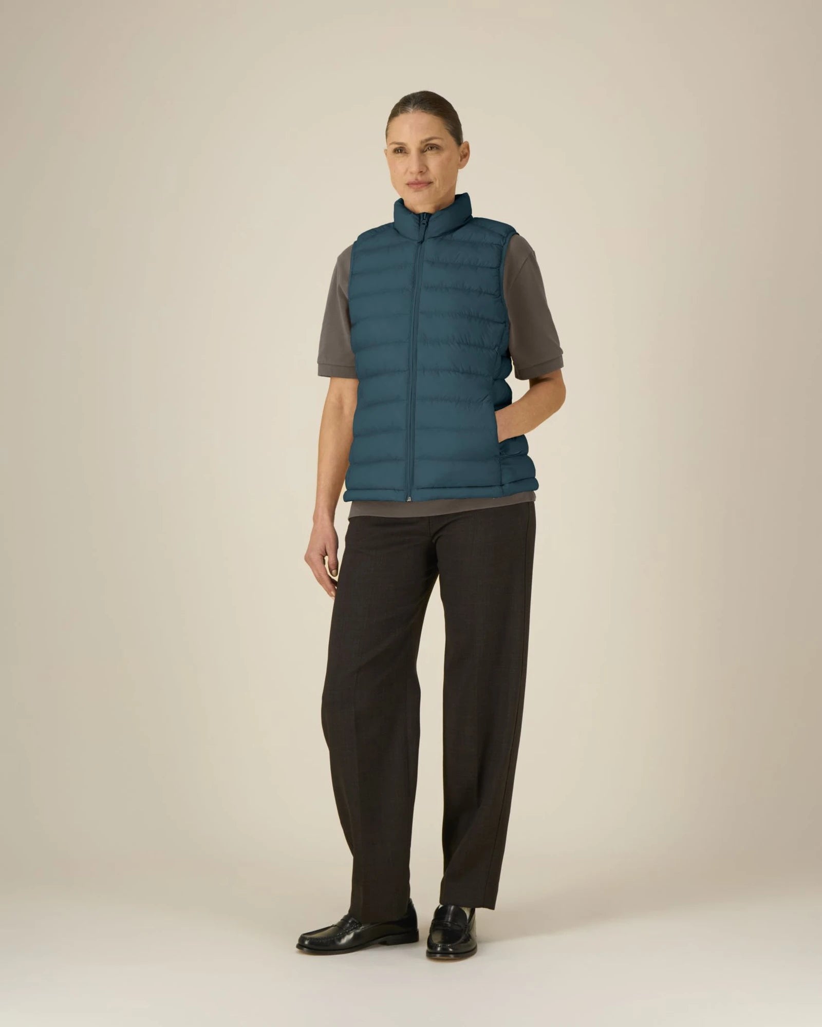 Bodywarmer gerecycled nylon om te personaliseren - Stargazer