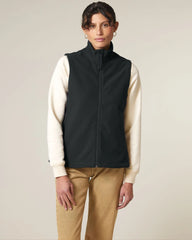 Softshellbodywarmer om te personaliseren - Zwart