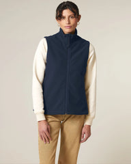 Softshellbodywarmer om te personaliseren - Marineblauw