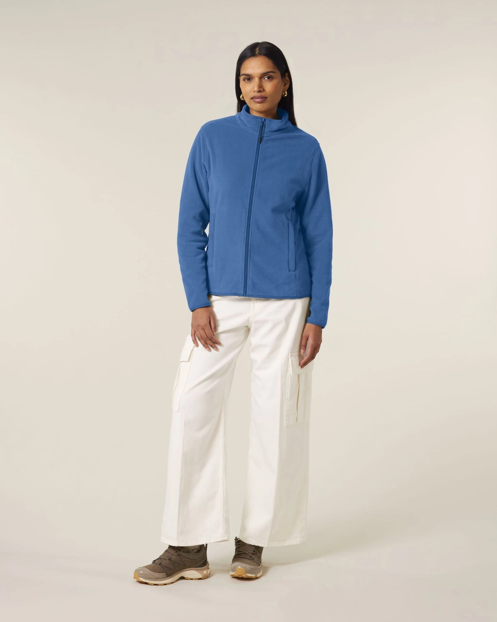 Fleecevest gerecycled polyester om te personaliseren - Mindful Blue