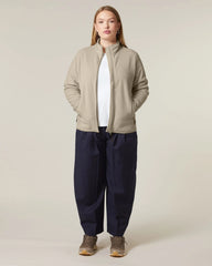 Fleecevest gerecycled polyester om te personaliseren - Woestijnzand
