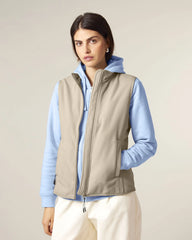 Bodywarmer fleece om te personaliseren - Woestijnzand
