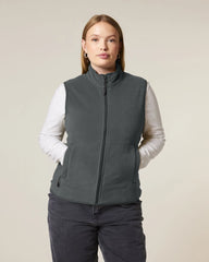 Bodywarmer fleece om te personaliseren - Antraciet