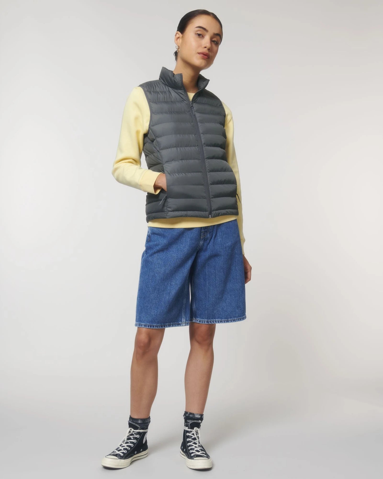 Bodywarmer gerecycled polyester om te personaliseren - Deep Metal