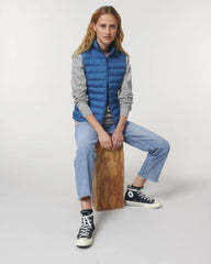 Bodywarmer gerecycled polyester om te personaliseren - Koningsblauw