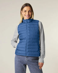 Bodywarmer gerecycled polyester om te personaliseren - Mindful Blue